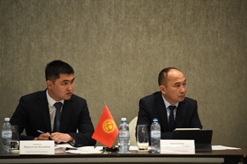 Представители делегации Пограничной службы ГКНБ Кыргызской Республики