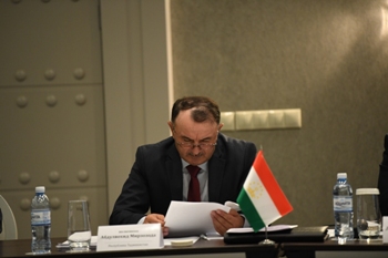 Представитель делегации Пограничных войск ГКНБ Республики Таджикистан