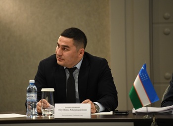 Представитель делегации Пограничных войск СГБ Республики Узбекистан