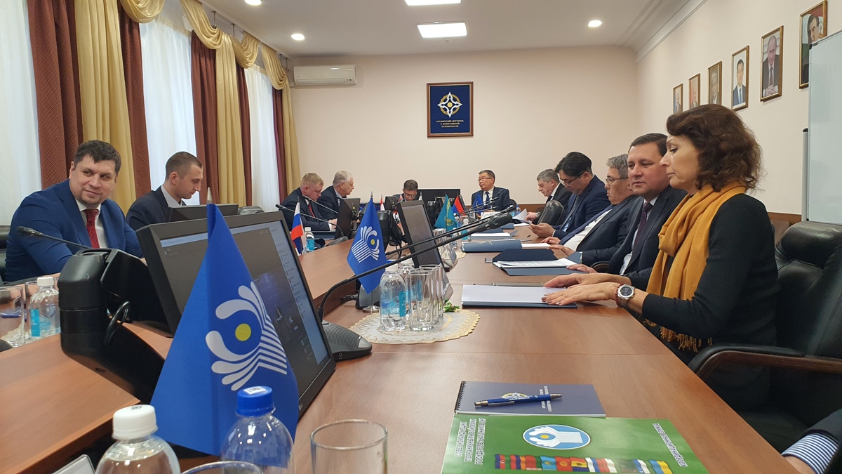 Открытие заседания Рабочей группы по Афганистану при Совете министров иностранных дел Организации Договора о коллективной безопасности