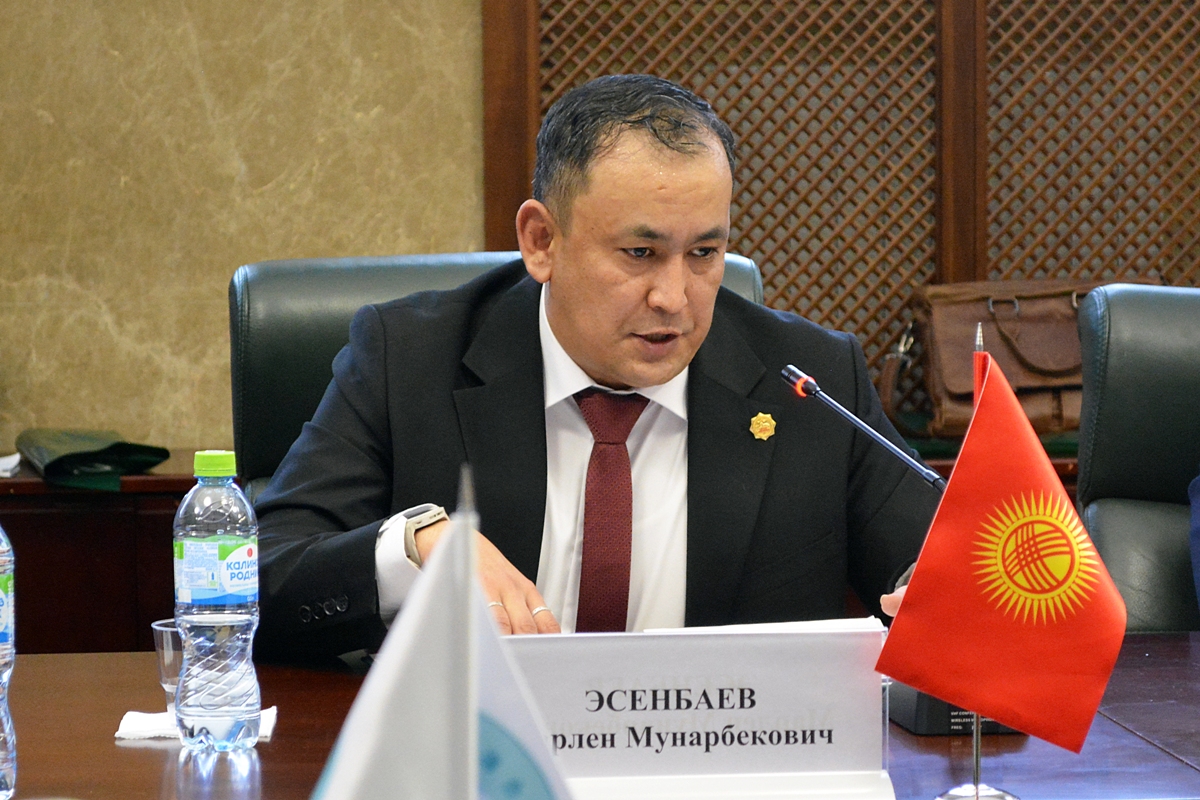 Выступление полковника Эсенбаева М.М. об итогах ССПО «Чек ара достугу-2025»