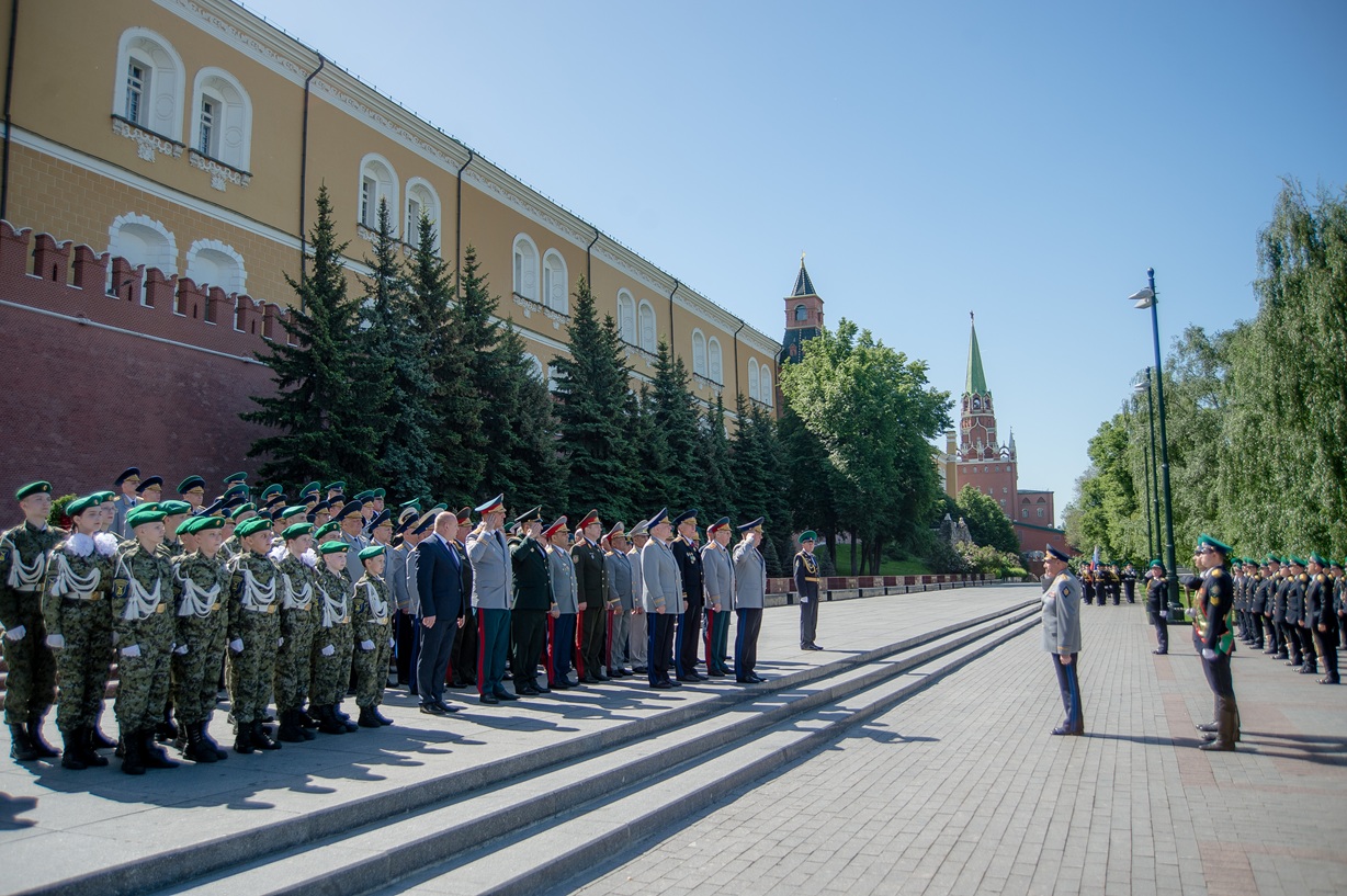 Церемония завершения Эстафеты Победы в Александровском саду в Москве. 28 мая 2025 года