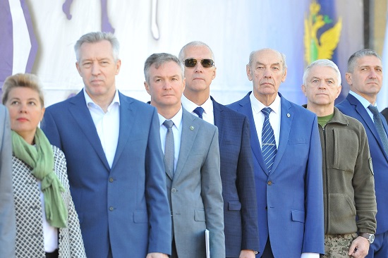 Делегация Координационной службы СКПВ приняла участие в церемонии открытия Всероссийских межведомственных соревнований по служебно-прикладным видам спорта (в центре).