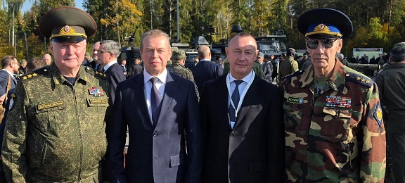 Руководитель АТЦ СНГ генерал-полковник СЫСОЕВ Е.С., Исполнительный секретарь КГСП СНГ - БАЖЕНОВ А.Г.,   Заместитель директора Федеральной службы по финансовому мониторингу (Росфинмониторинг). КОРНЕВ И.А., Председатель КС СКПВ генерал-полковник МАНИЛОВ А.Л.