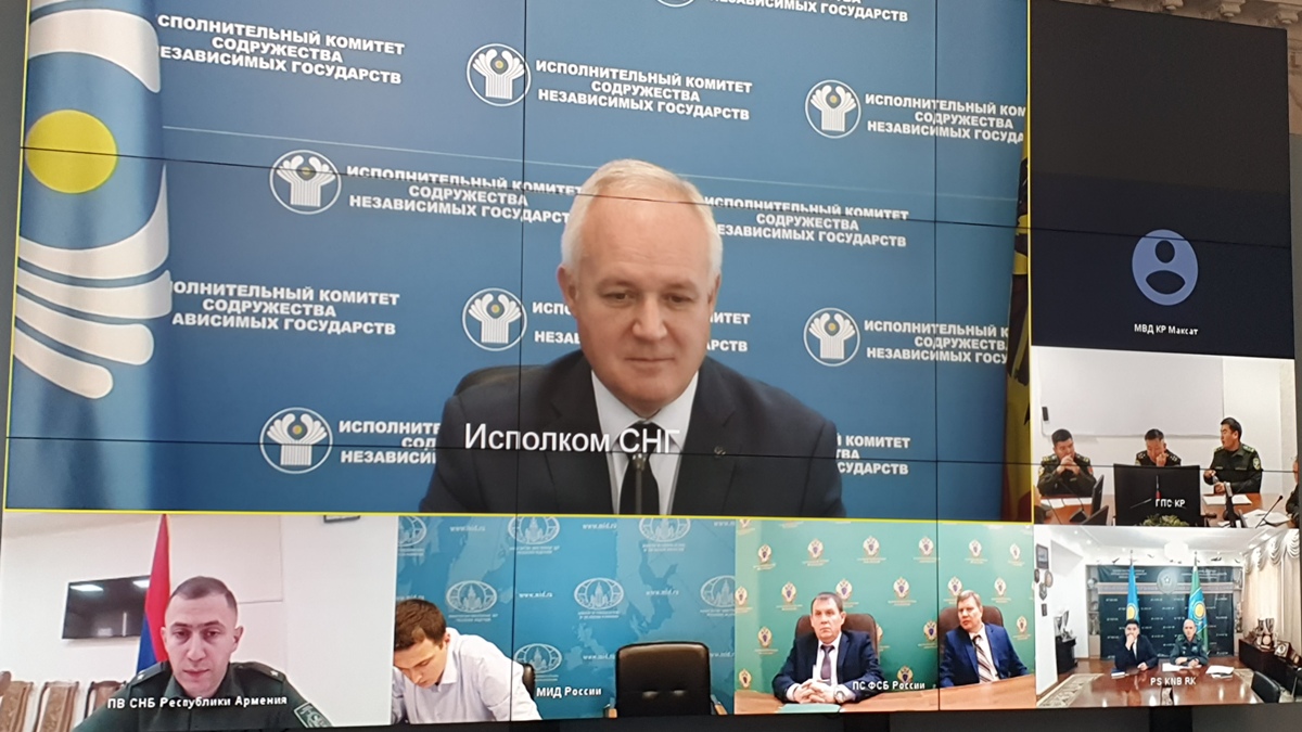 Участники заседания в формате видеоконференции