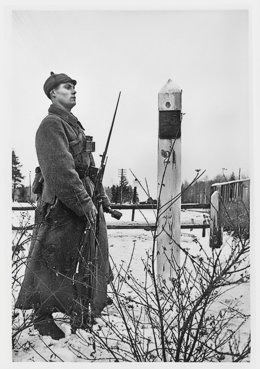 На финской границе. 1939 г.