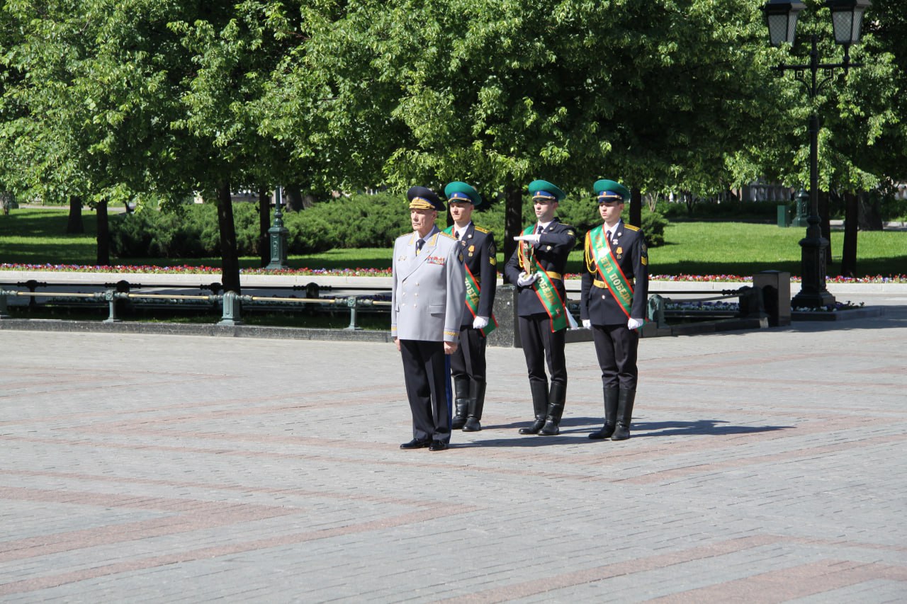 Церемония завершения Эстафеты Победы вдоль внешних границ государств – участников СНГ