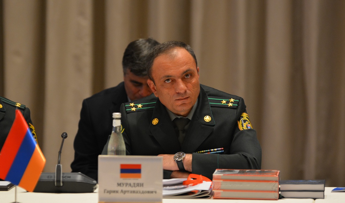 Командующий Пограничными войсками Службы национальной безопасности Республики Армения полковник Мурадян Г.А.